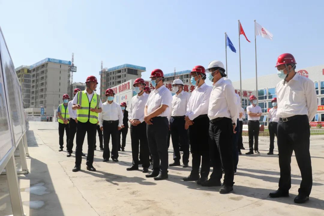 中国中铁总裁、党委副书记陈文健到雄安新区开展商务活动并调研在建项目